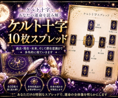 完全保存版 ＊世界にひとつの高級鑑定書を執筆します 白魔術師が贈る至高の運命録・６枚PDF納品 イメージ2