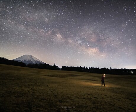 星空と風景を撮る『星景写真』をレクチャーします 日常では味わえない。ロマンチックな星空の下で。 イメージ2
