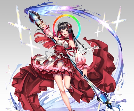貴方だけの一枚絵を描きます パキっとした絵柄にあった一枚絵を描きます! イメージ2