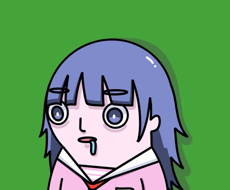 ポップなキャラクターイラスト・アイコン描きます 可愛いけど少しシュールなキャラクターのイラストを描きます！ イメージ1