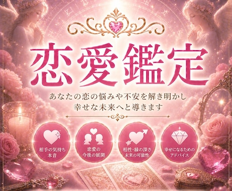 相手の本音・未来・ご縁を深く読み解きます 恋愛のお悩みを、本気で占わせていただきます☕️ イメージ1