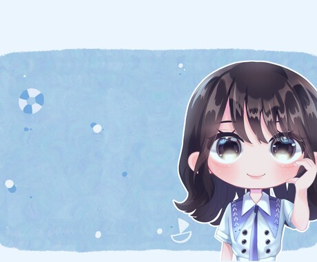 フラワースタンド用のアイドル似顔絵を描きます フラスタに、目に留まりやすい可愛い似顔絵を添えてみませんか？ イメージ1
