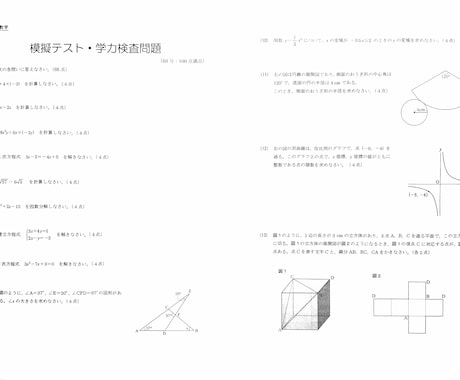 埼玉県の数学のそっくり模試を作成します 元塾講師による、本番さながらの模擬試験と解説をお届けします！ イメージ1