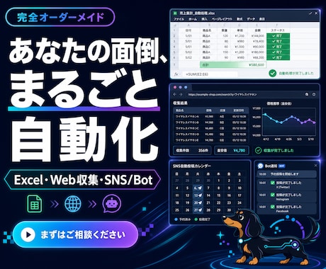 あなたの事業・副業手伝います 短納期！低価格！運用支援あり！ イメージ1