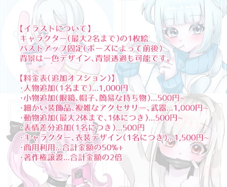 最安1,000円から!! アイコン作成します SNS用アイコン、ペアイラストも可能！ イメージ2