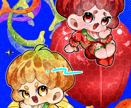 かわいいSDキャラクターを描きます ❁SNSのアイコンや動画内イラスト等に！❁ イメージ2