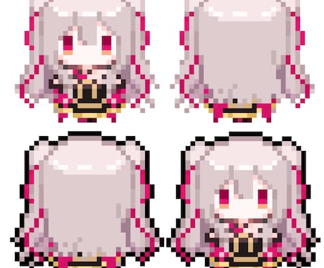 可愛いドット絵作ります 可愛いく！キャラクターらしさを表現！アクキーにぴったり！ イメージ2