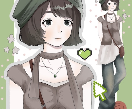 かわいいアイコン作成します SNS用・商用利用可能アイコン作成します！ イメージ2