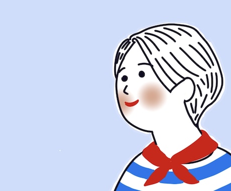 ゆるふわ優しいイラストのアイコンを作成します SNS、ブログに！笑顔のアイコンであなたの想いを伝えます！ イメージ2