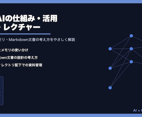 Claudeの使い方の基本を説明します モデル・メモリ・Markdown文書の考え方をやさしく解説 イメージ1