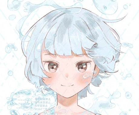 ふんわり可愛いアイコンを制作いたします ふんわり可愛いSNSアイコン制作いたします イメージ2