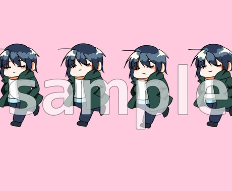 ゆるいミニキャライラスト描きます モノクロからカラーまであなただけのイラストをお届けします。 イメージ2