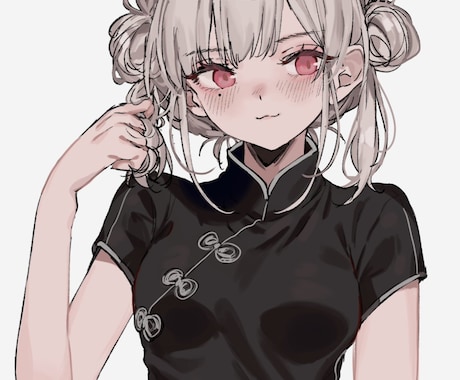 キャラクターイラストデザインいたします 彩度低め美少女イラストが得意です！ イメージ1