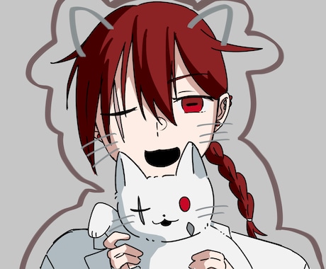 一枚絵お描きします キャラクター達が生きてるようなイラストをお描きします！ イメージ1