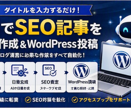ブログ記事をAIで効率的に作成します イメージ1