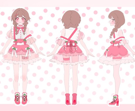 キャラクターデザイン、衣装デザイン致します キャラクターデザインや衣装デザイン承ります! イメージ2