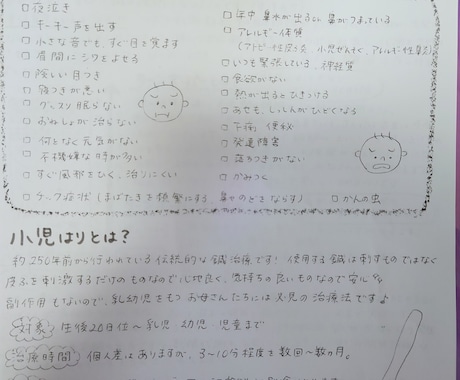 手書きレター、チラシ書きます 読んでもらえる確率が高まる手書き複数の資料をまとめて１枚に イメージ2