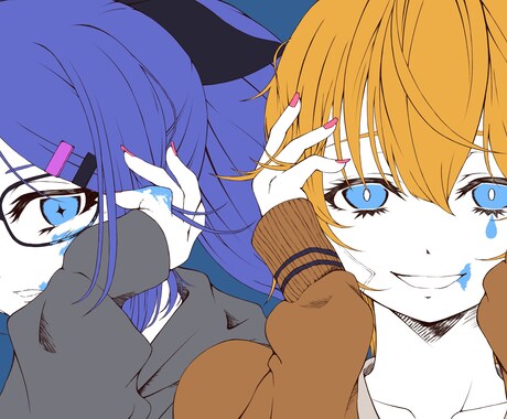 サムネイルイラスト制作しますます 配信や動画に使うイラスト描きます！ イメージ2