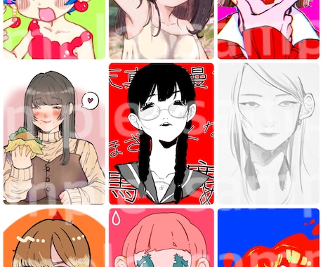 お好きなキャラクターイラスト描きます 貴方の大好きなキャラクター、描かせてください! イメージ1