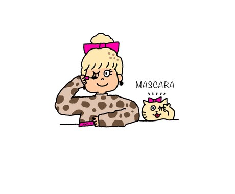 リピート様のみ！まぢで【ゆるかわ】イラスト描きます リピートのお客様限定でイラストの表情変更や動作変更致します♡ イメージ2