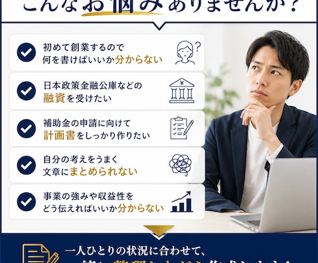 事業計画書を実務経験者が作成します 創業・融資・補助金に使える計画書をサポート イメージ2