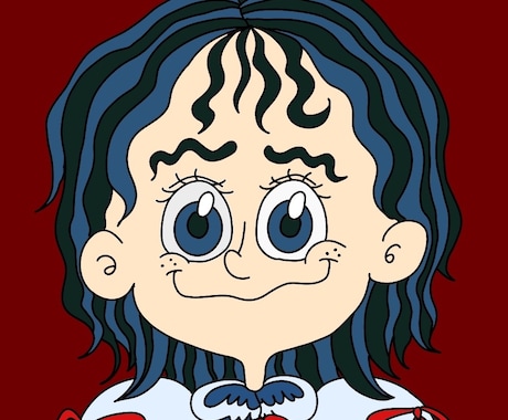 アメリカンポップでカワイイアイコン描きます 無料修正可能で希望に沿ったイラストを提供致します！ イメージ1