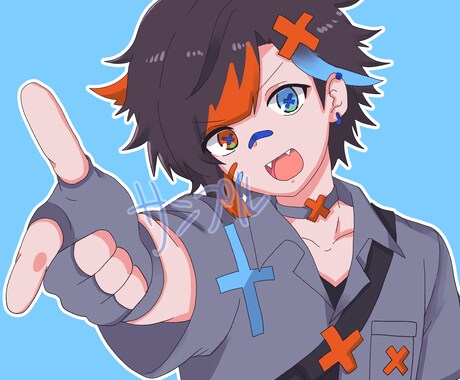 ジャンル不問！SNSアイコンお描きします デフォルメok！男女問いません！ イメージ2