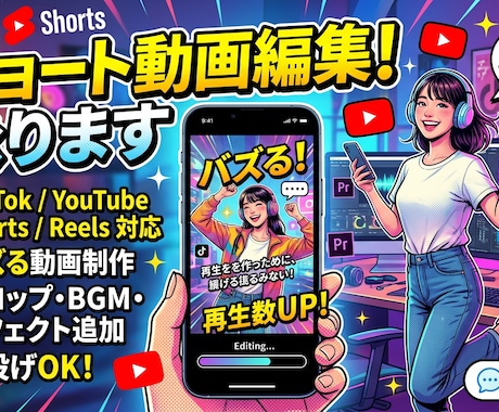 DaVinciでバズる切り抜き動画を制作いたします 編集が面倒なあなたへ。丸投げOK、1本から丁寧に対応します！ イメージ1