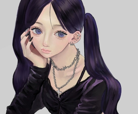 かわいい女の子のイラストお描きします リアル寄りの人物イラストが得意です！ イメージ2