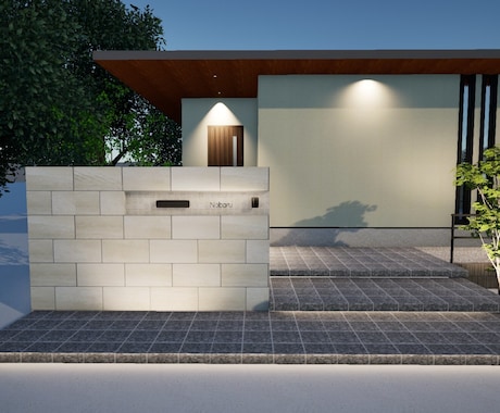 外構図面及びパース動画作成します 外構図面及びパース動画作成します イメージ1