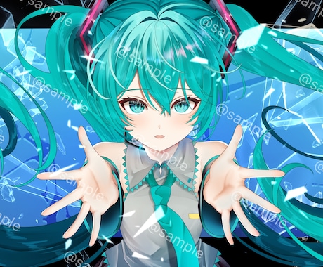 表情差分1つ無料✨✨可愛いイラスト全般お描きします サムネ・1枚絵・アイコン・立ち絵・ファンアートなど描きます♡ イメージ2