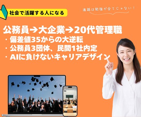社会人になって活躍するための進路相談をします 先生は教えてくれない学生時からできるキャリアデザイン イメージ1