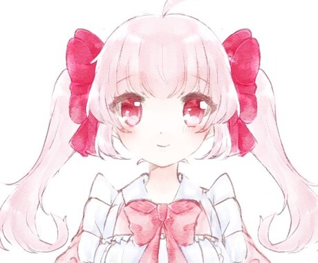 SNS用のアイコン作成を募集しております かわいい系のアイコンイラストを頑張ります イメージ1