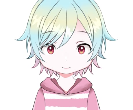 イラスト→上半身までのイラスト承ります 観賞用、コンサート応援グッズ、Live2D等 イメージ1