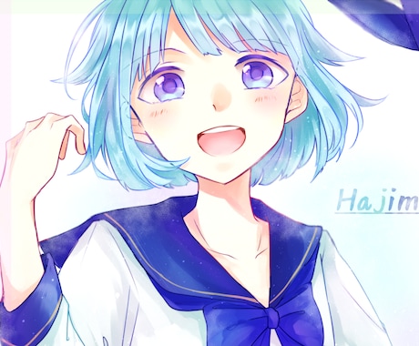 色塗り＊デジタル線画の着色を代行します 線画までは描けたけど…という方！ぜひ色塗りさせてください＾＾ イメージ2