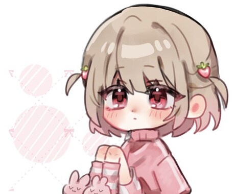 全身¥2000で描写可能！可愛いミニキャラ描きます 初出品のため今回限りの最低価格です。実績公開可能な方激求 イメージ2