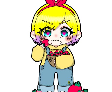 イラスト描きます ぽってり2頭身イラストいかがですか！ イメージ2