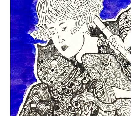 個性的な和風の絵を描きます 浮世絵、和を現代に感じたいあなたへ イメージ1