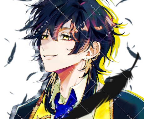 最短即日！高クオリティSNSアイコン描きます 等身もデフォルメも可！魅力あるアイコン描きます！ イメージ2