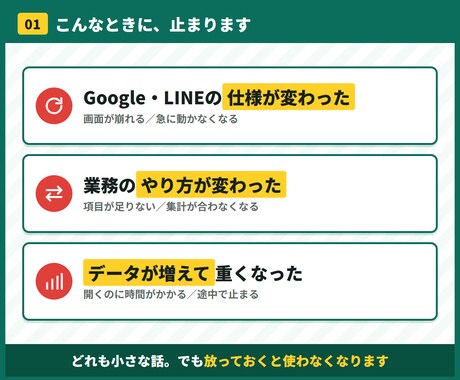 納品したツールを月額で保守します 開発費の5%／月で、納品後も安心して使い続けられます イメージ2