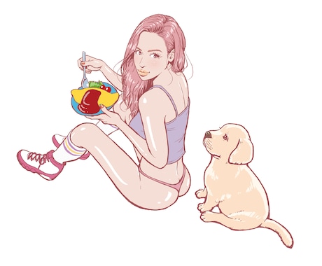 POPなイラスト描きます ストリートポップカルチャーなアートイラスト イメージ2