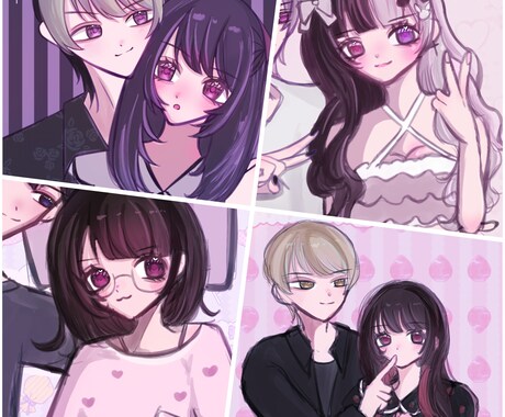 夢可愛いイラスト描きます 思い描いたものを現実にしてみませんか？ イメージ1