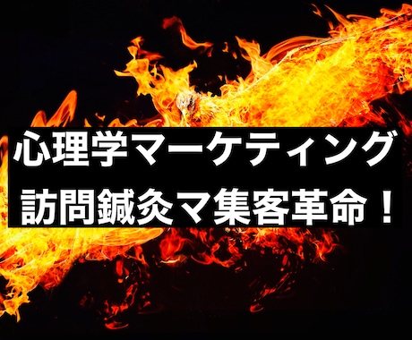 心を掴むマーケティング術！訪問鍼灸マ心理学教えます ★訪問鍼灸マの集客に革命を！心理学マーケティングとは？ イメージ1