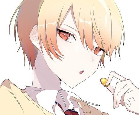 即、翌日可能✩】バストアップのイラスト描きます 目を引くキャラクターのバストアップ絵を描かせて頂きます✨️ イメージ2