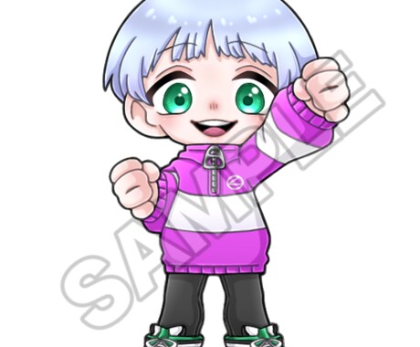 ミニキャラお描きします アイコンやグッズ制作等に！かわいいミニキャラお描きします！！ イメージ2