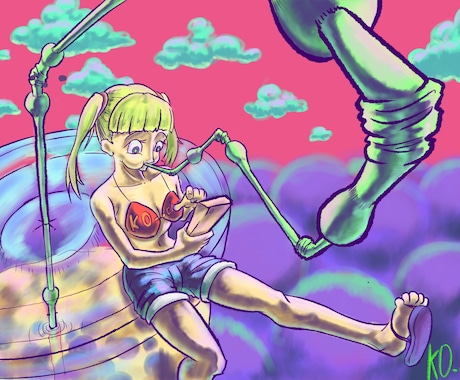 色鮮やかなイラスト、作成致します イメージ1