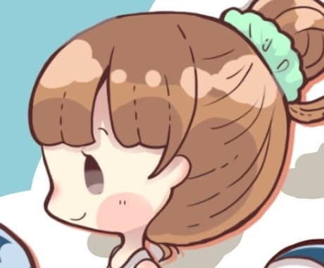 デフォルメキャラクターイラスト描きます SNS、名刺用にゆるーい女の子のイラスト描きます!! イメージ2
