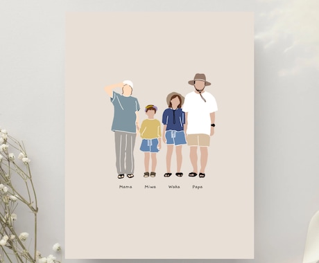 アイコンにおすすめ！カラーイラスト描きます インテリアに飾ったり、プレゼントにもオススメです♡ イメージ1