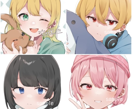 アイコンイラストを制作します 依頼者様の理想に近いものをお描きします イメージ1
