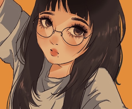 アイコン用やSNS宣伝用イラストを提供します 全身～アップまで！女の子のイラストを描きます！ イメージ1